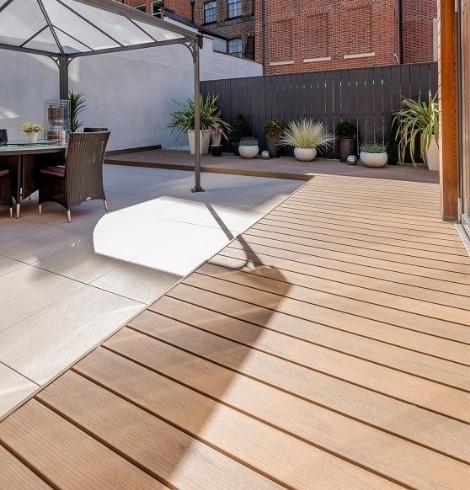 composite decking patio