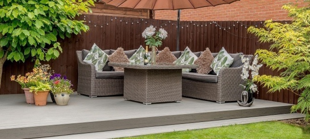 Llandrindod Wells patio decking