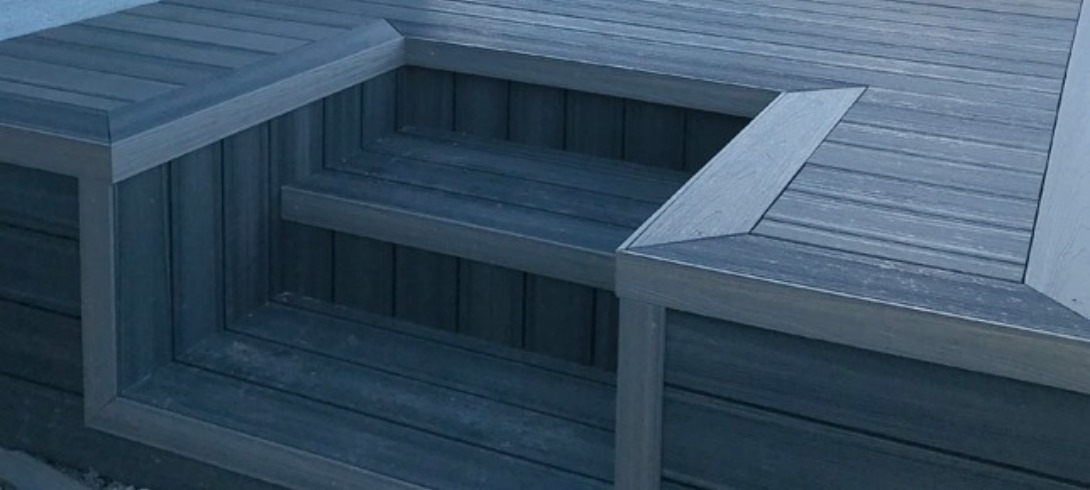 composite decking stairs