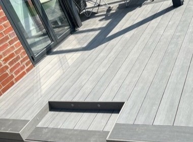 EvoDek Decking in Grey