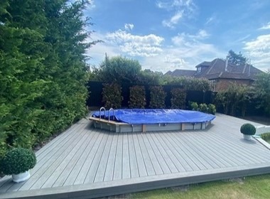 EvoDek Decking in Grey