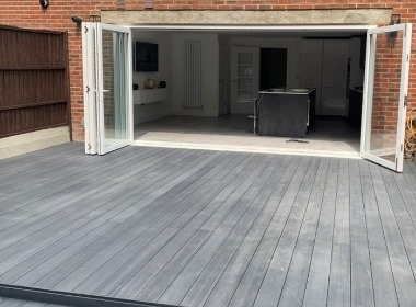 Composite Decking Patio Slate Silver