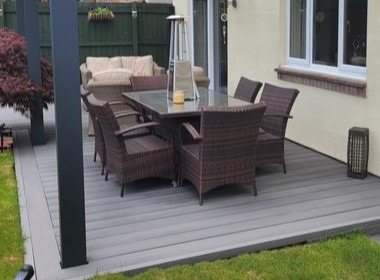 EvoDek Decking in Grey