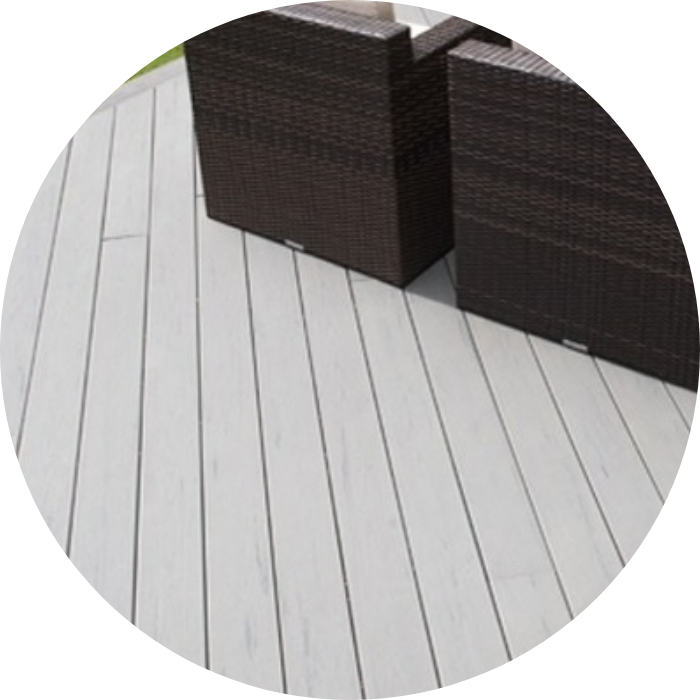 Pale Coloured EasyClean Plus Decking