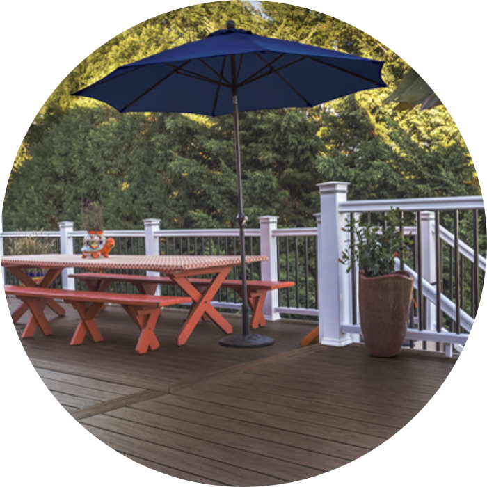 Outdoor Composite Decking Balcony Patio