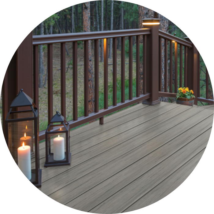 Elevated Composite Decking Patio