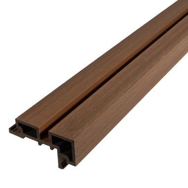 Linear Slatted Teak Outside Corner Trim