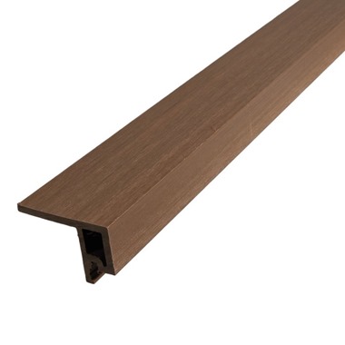 Linear Slatted Teak Start/End Trim