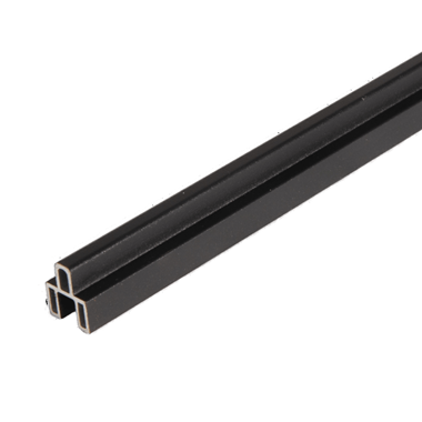 Black Aluminium Bottom Rail