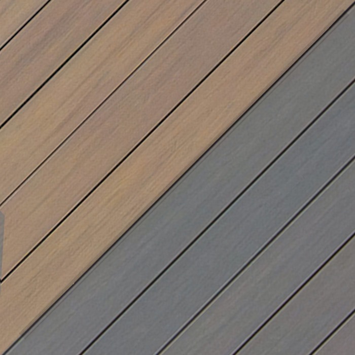 EasyClean ReversaDek Mocha / Caramel Composite Decking